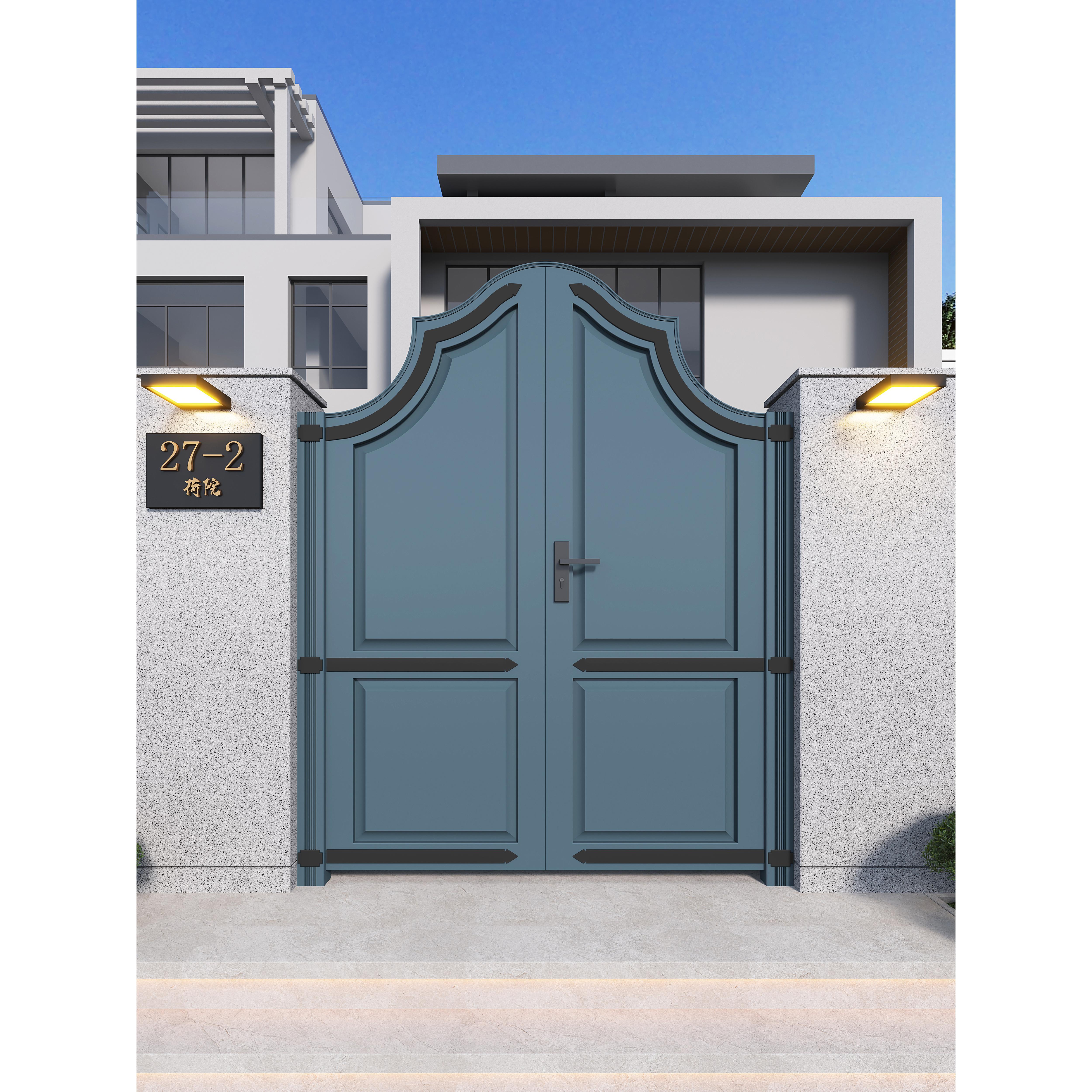 铝合金别墅庭院门户外铝合金庭院花园小门不锈钢花园门户外庭院门