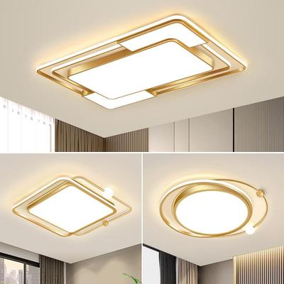 客厅吊灯主卧大灯2025新款广东中山现代简约大气led吸顶灯具大全