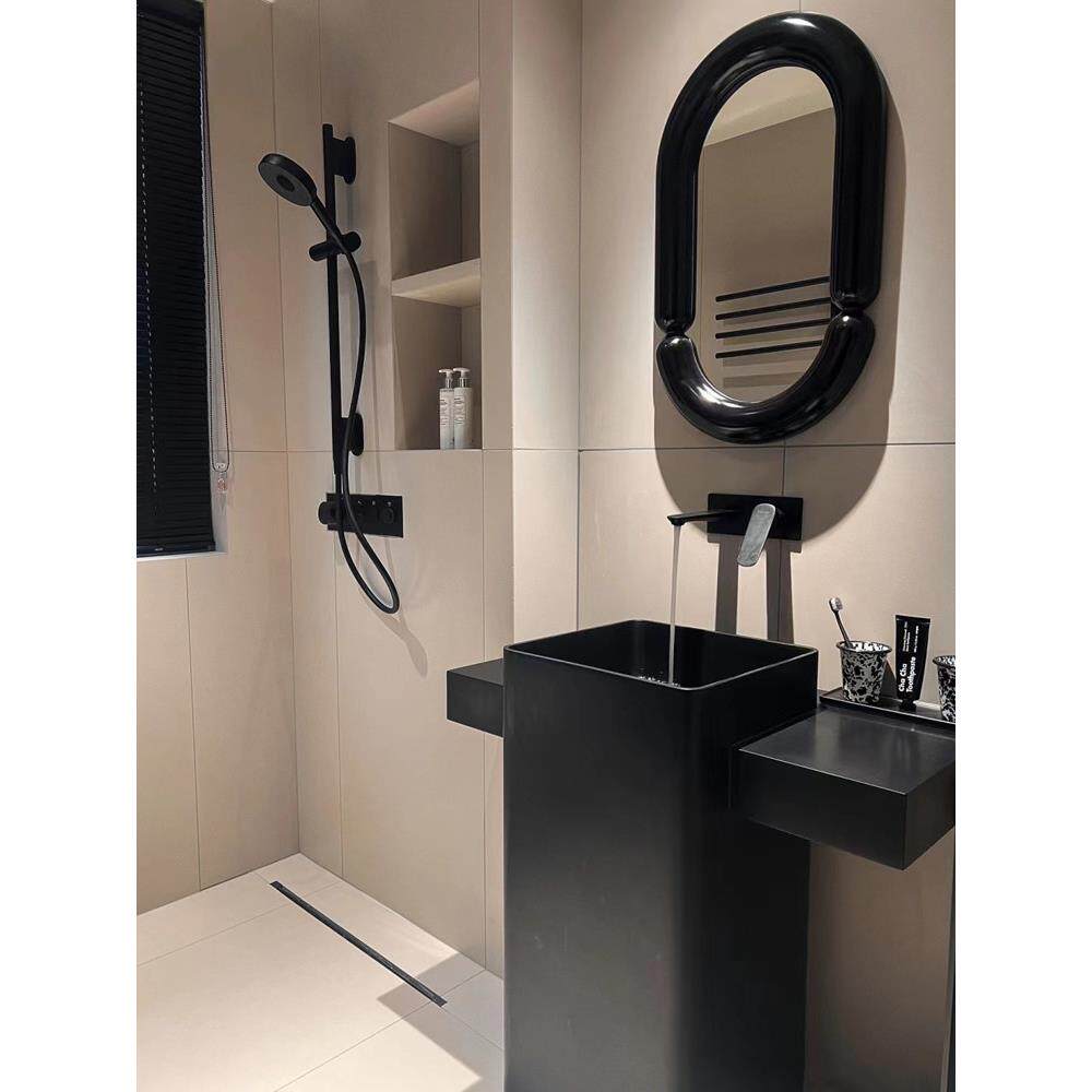 智能led浴室镜现代简约墙面壁挂装饰镜艺术造型镜干湿区洗漱镜子