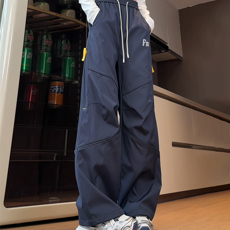 潮牌软壳冲锋裤女秋冬防风防水户外加绒裤子小个子厚实登山工装裤