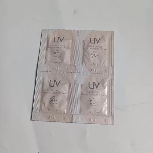 ALBION奥碧虹澳尔滨多效精华防晒霜1克*4片 体验装试用装临期