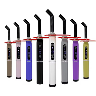 牙科口腔材料LED光固化灯带手柄便携式牙齿美白冷光光敏彩色