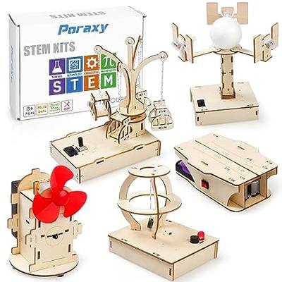 STEM Kits for Kids Ages 8-10-12， 5 in 1 STEM Projects， Wo