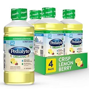 Organic Solution Pedialyte Electrolyte Berry Crisp Lemon