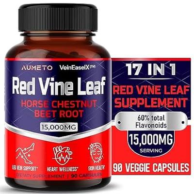 Powerful Red Vine Leaf 15000mg with Horse Chestnut， Beetr