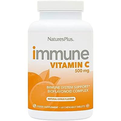 NaturesPlus Immune Vitamin C， Citrus - 100 Chewables - Al