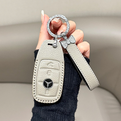 适用20/21/23/24奔驰GLA200钥匙包新款GLA220遥控器皮套壳扣高级