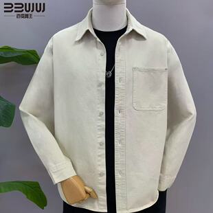 百变舞王翻领夹克休闲百搭通勤男士外套