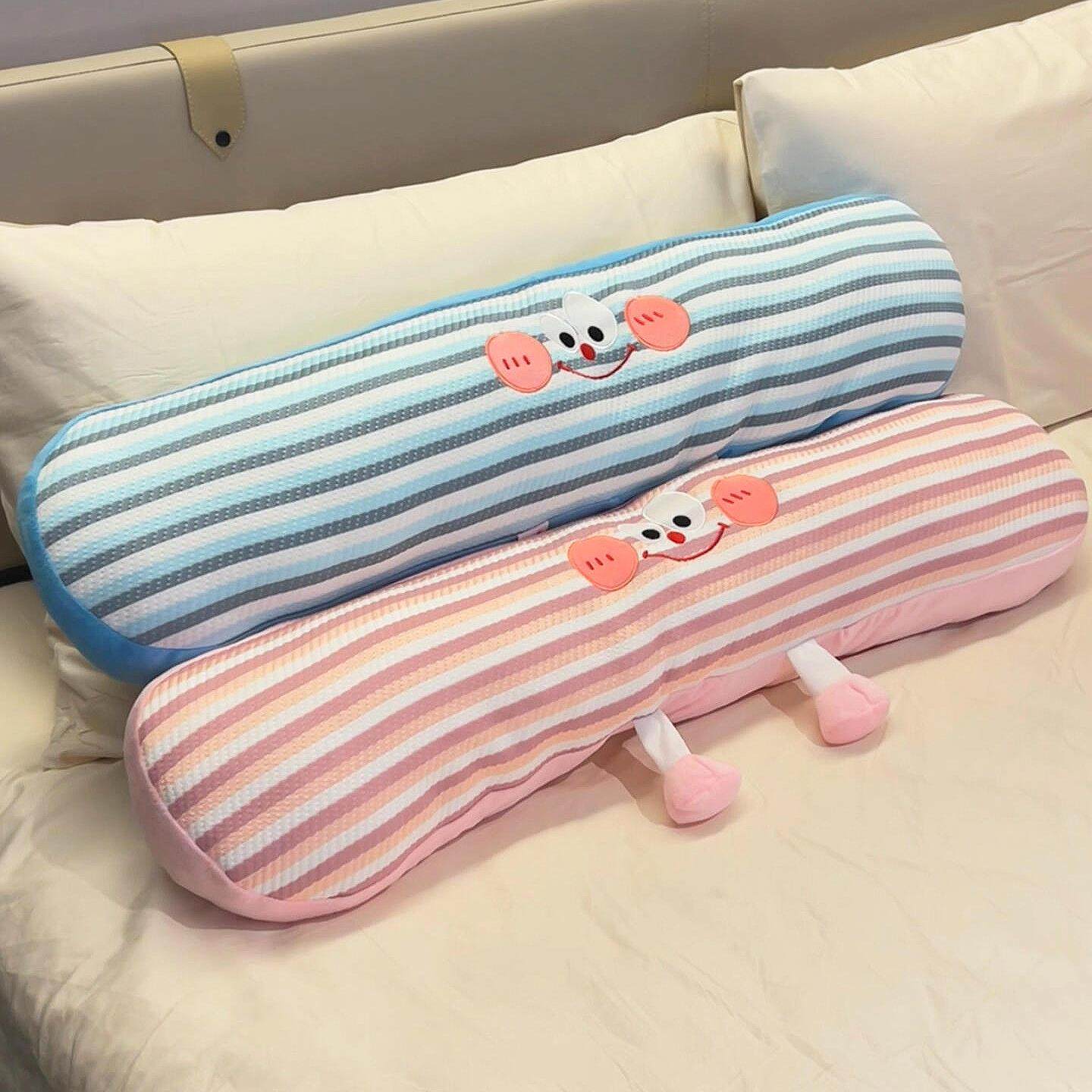 多巴胺冰丝长条抱枕夏季清凉枕头睡觉床上侧睡夹腿枕宿舍床头靠垫