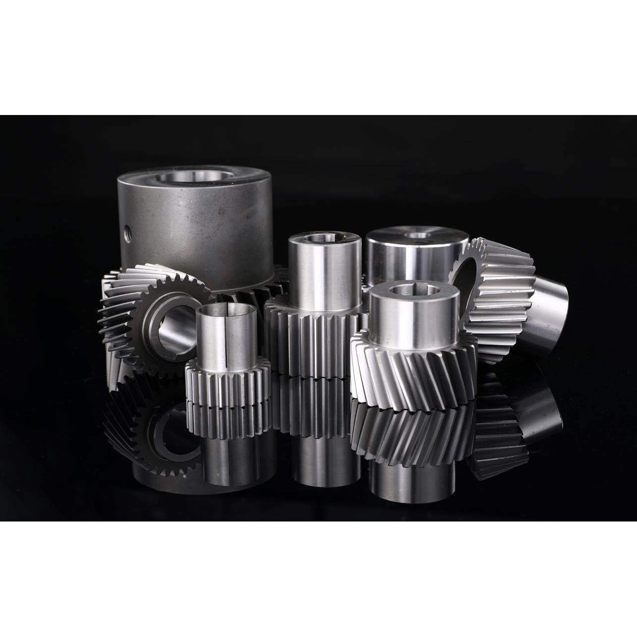 定制研磨6级高精度斜齿轮1.5模2模3模磨齿凸台斜齿轮齿条传动配件