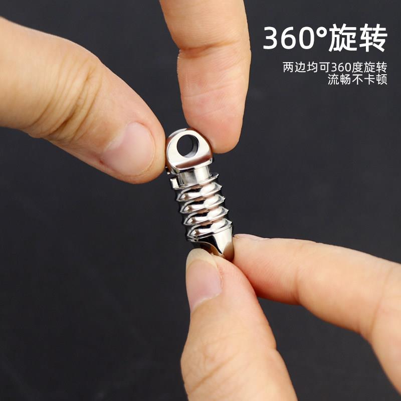 钛合金速拆抛光亮面万向扣随身便携迷你钥匙扣多功能连接小巧挂扣