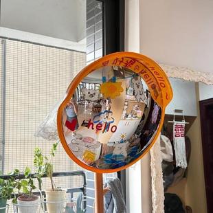 室内广角镜网红拍照打卡 凹凸镜diy手绘自制创意装饰摆件拍照神器