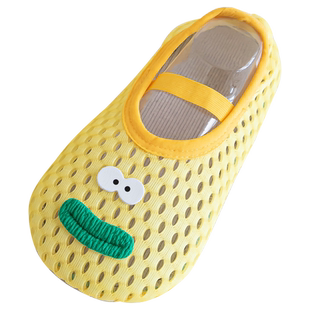 儿童地板袜夏季薄款网眼防滑隔凉居家静音包脚男女童袜套宝宝鞋袜