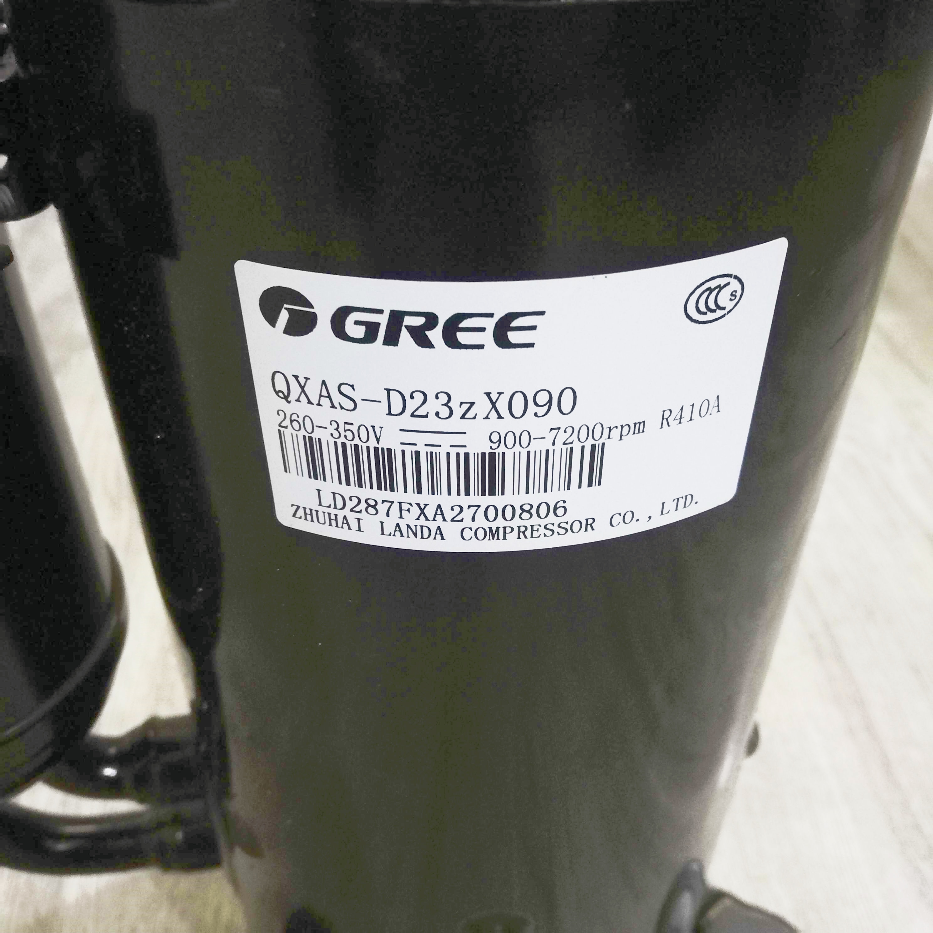 QXAS-D23zX090D/E QXFS-D23zX090D全新原装格力3匹变频空调压缩机