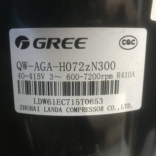 QW-AGA-H072zN300压缩机变频格力