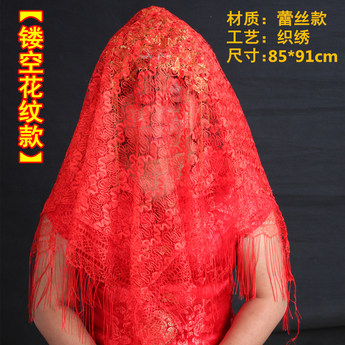 透明婚庆半透明 超大2018蕾丝韩式大号盖头新娘红色结婚刺绣流苏|ruв категории фестиваль товаров/подарок, Другие фестивали товаров - от Buy2taobao.com для оказания профессиональной услуги покупки агента Taobao