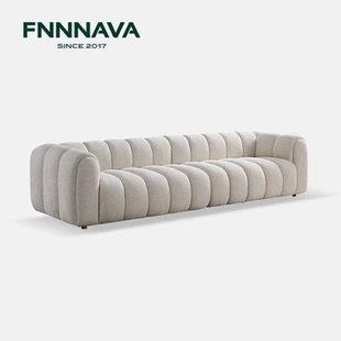 Dori 轻奢大户型布艺沙发 现代侘寂风毛毛虫沙发 意式 芬纳维亚ART