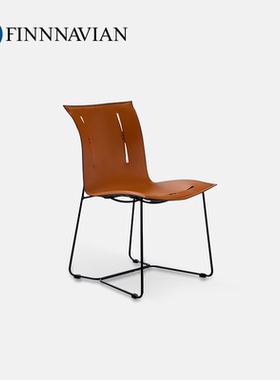 芬纳维亚ART 意式极简客厅餐椅 Walsh现代轻奢单人靠背椅(一口价)