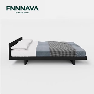 芬纳维亚传承 双人儿童全实木床 胡桃橡木无床头床卧室Island小岛