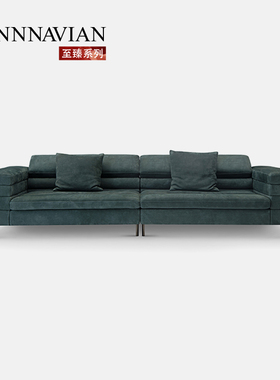 【至臻系列】芬纳维亚 Filipina费利纳简约奢华直排沙发 别墅大宅