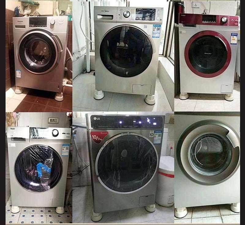 洗衣机大象脚心大象腿加高减震防水滚筒支托架垫高排水通用大象脚