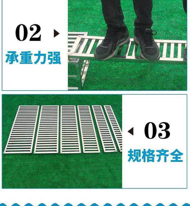 2020新款304不锈钢酒店厨房下水道盖板水篦子格栅排水沟雨水白钢