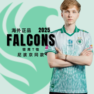 2025新款正品Falcon猎鹰队服Niko 太子同款可定制短袖T恤透气ID款