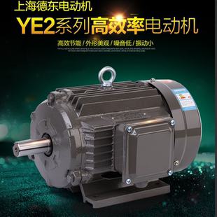 18.5KW 0.37KW 国标 铜芯 交流 上海德东三相异步电动机 铁壳 YE3