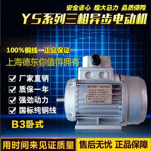 铝壳三相异步德东电动机国标