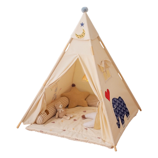小斑鸠儿童帐篷室内公主印第安女孩男孩游戏屋过家家ins玩具房