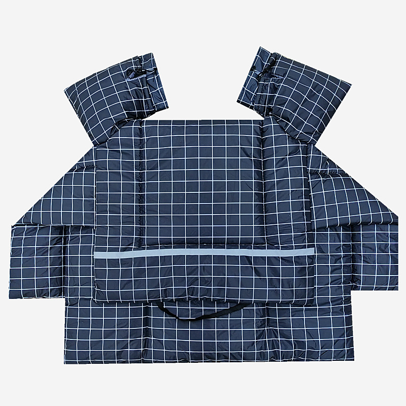 电动摩托车挡风被冬季双面加厚防水电动车电瓶车挡风衣罩冬款