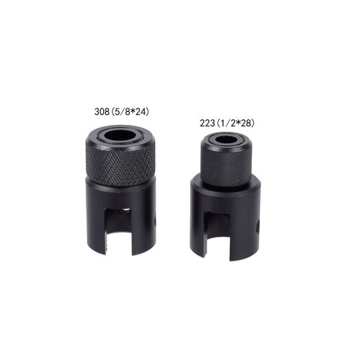 308保护帽10/22螺纹管适配器Muzzle Brake Adapter1/2-28 5/ 8-24