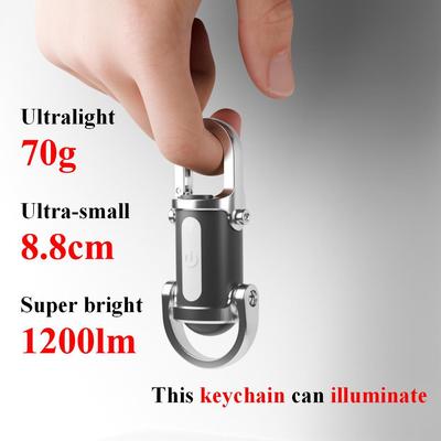 Waterproof keychain  flashlight