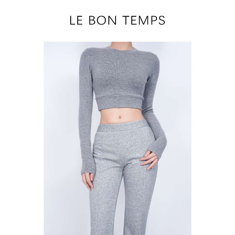 LEBONTEMPS弹力修身针织衫