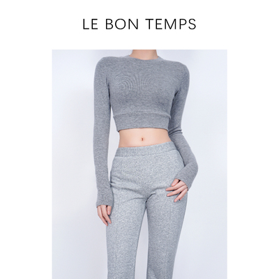 LEBONTEMPS弹力修身针织衫