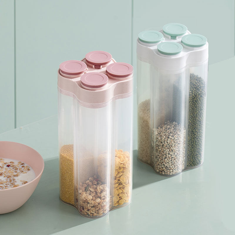 【捡漏】五谷杂粮收纳盒密封干货豆子收纳盒食品级分格收纳储物罐,厨房/烹饪用具,密封罐,淘宝优惠券,粉丝福利购,淘宝优惠卷