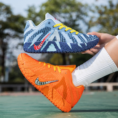 莫兰特三代JA 3篮球鞋青少年学生鸳鸯儿童摩擦有声低帮透气夏球鞋