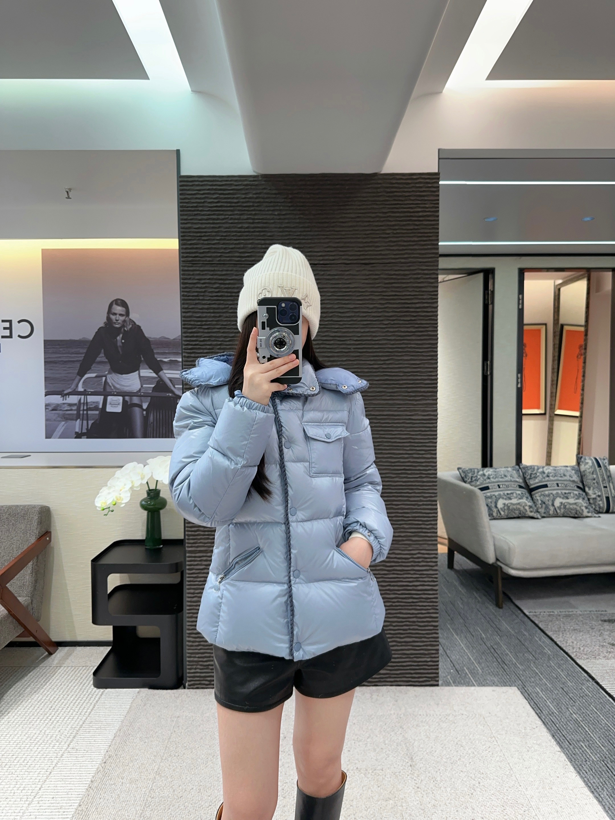 李亚男2025年冬季90鹅绒定制尼龙面料油腊面编织饰边连帽  羽绒服,女装/女士精品,羽绒服,淘宝优惠券,粉丝福利购,淘宝优惠卷