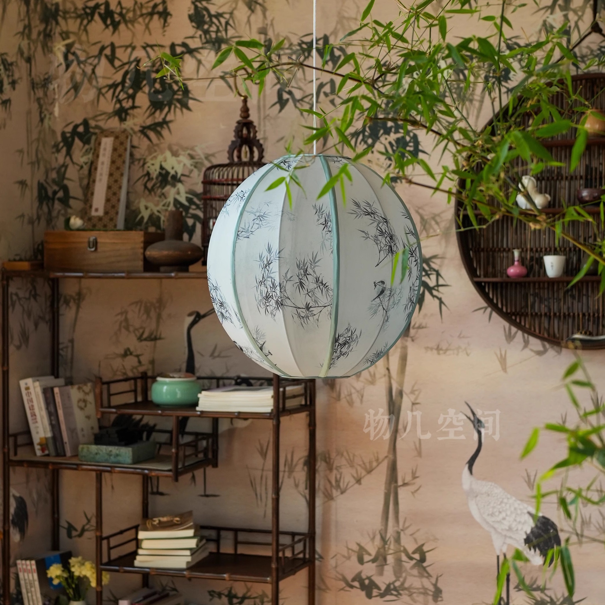 物几空间客厅卧室新中式美学吊灯