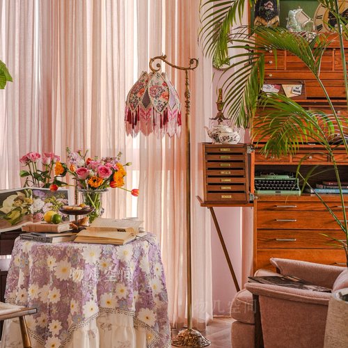 物几原创欧式设计感卧室落地灯