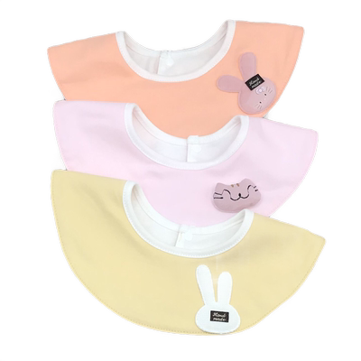 口水巾纯棉婴儿防水四季围嘴