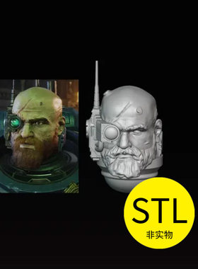 艾查恩星际战士战锤40K3D打印模型手办模型雕刻雕塑摆件桌游战旗