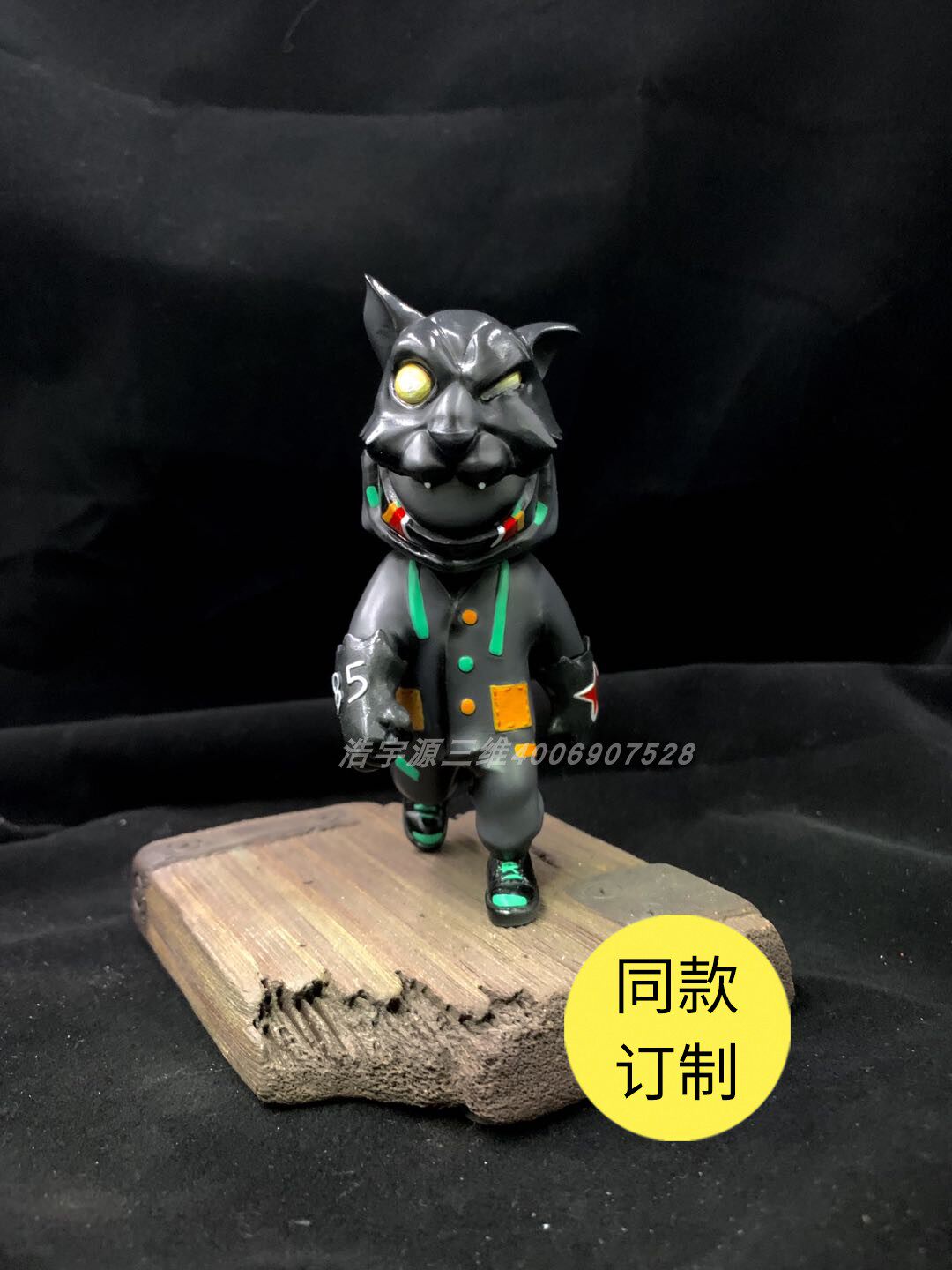 王一博黑豹公仔玩偶人偶这就是街舞同款订制手工原创娃娃