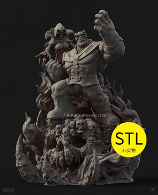 漫威灭霸死神场景3D打印stl文件图纸模型手办素材3d效果图设计HOT