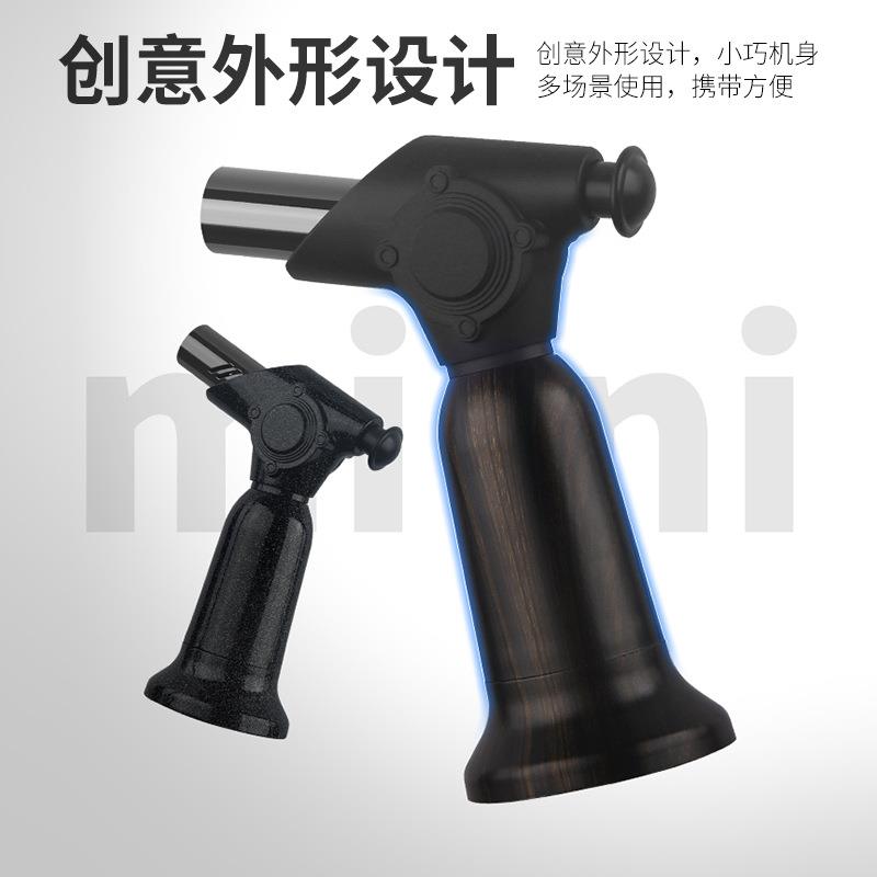 金属喷枪焊枪烧烤点火器个性强劲猛火直冲充气防风打火机跨境
