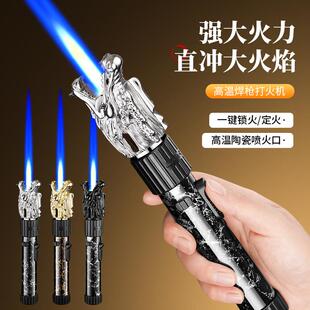 龙头喷枪浮雕喷火龙头高温喷枪户外烧烤厨房点火器家用充气打火机