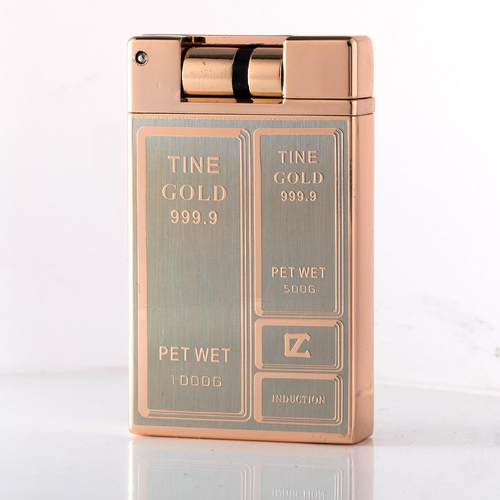 晨龙1601电池感应触摸火焰双镀防风打火机网红抖音热卖礼品广告