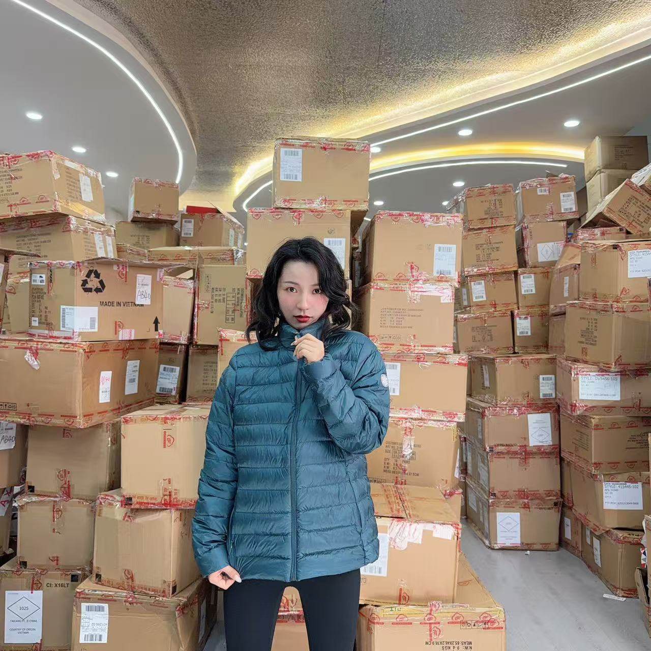 【鱼姐&双12品牌服装】女士立领轻薄款羽绒服Y132