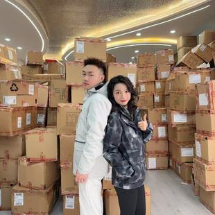 冲锋衣三合一可拆卸登山服2K882B 情侣款 鱼姐&双12品牌服装