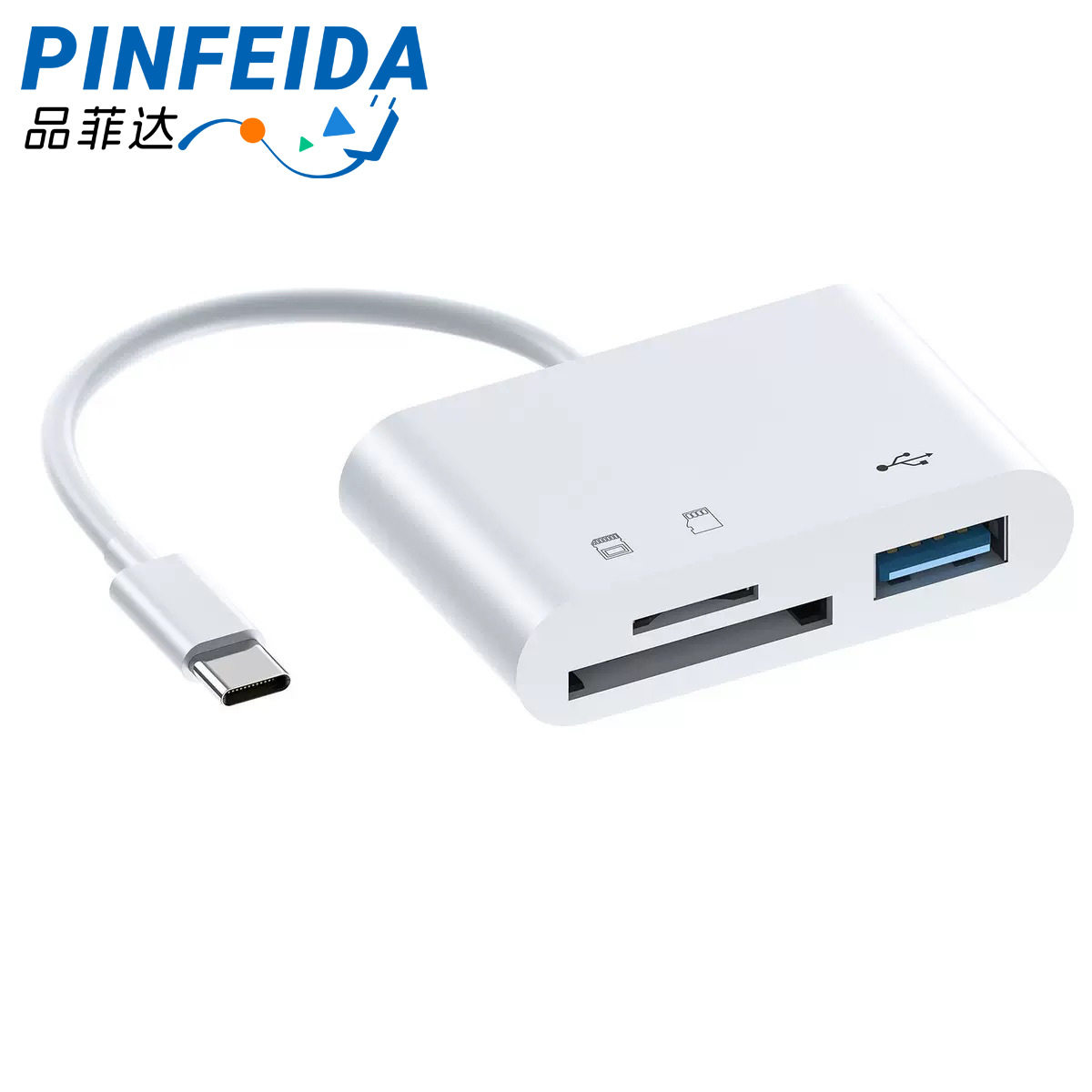 苹果华为手机读卡器TF/SD/U盘